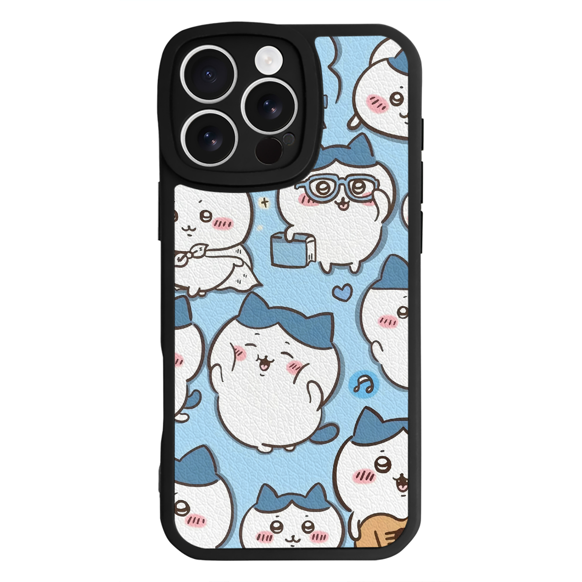 （画像用） ちいかわ Chii-kawa 【iPhone 16シリーズ対応】シリコンスマホケース（レザー調） 材質：シリコン